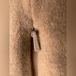 Kenar WomensNeutral Minimalist Crêpe/Tan Wool Blend Sleeveless Midi Dress|Size:8 Photo 13