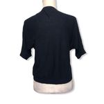 A New Day NWOT Navy Blue Short Sleeve Open Front Cardigan Photo 3