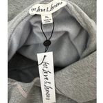 For Love & Lemons Gray Cropped Hoodie Sweatshirt & Joggers XL Set New VS FLL NWT Photo 3
