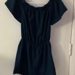 Bebop Navy Blue Off the Shoulder Romper Size M Photo 1