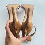 Joie  Abbott Suede Ankle Wrap Sandal in Whiskey Brown Womens Size 37.5 US…‎ Photo 5