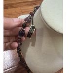 Vintage Multi Shades Of Purple Beaded Twisted Necklace NEW Photo 2