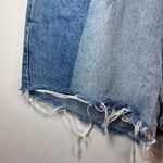 Garage  Womens Two Tone Festival 3" Jean Shorts Medium Blue Denim Cut Off Size 28 Photo 2