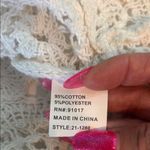 Solitaire  White knit style  Embellished Peplum Top Photo 9