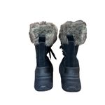 Khombu Slope Winter Boots Women's Ladies Size 11 Waterproof Suede Faux Fur Black Photo 4