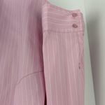 DCC Stretch Womenś Button Shirt Pink with white stripes Photo 1