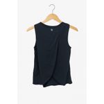 Athleta Dark Grey Draped Back Sleeveless Top Size S Photo 1