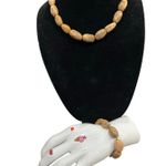 Barse 925 Sterling Silver Picture Jasper Necklace Bracelet Set Chunky Jewelry Brown Photo 13