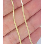 Boutique NEW Unisex‎ 2mm Gold Filled Layering Herringbone Chain Necklace 18-20” Photo 12