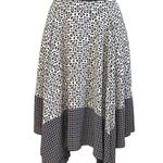 Banana Republic  Hankerchief Skirt in Black and Cream Photo 1