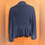 Elevenses Anthropologie ‎ Navy Military Pea Coat Jacket Size 6 Photo 7
