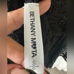 Bethany Mota Lace Surplice Snap Button Open Back Long Sleeve Gothic Romper Small Photo 6