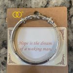 infinity Silver Bangle Bracelet Photo 0