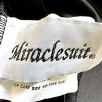 MiracleSuit Vintage  One Piece Swimsuit Square Neck Removable Straps Black 18 Photo 3