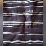 Garnet Hill Nautical  Cotton Dress Size 18, in black and white, NWOT Photo 1