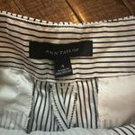 Ann Taylor Loft black $ white striped 4 classic shorts Photo 1