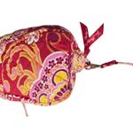 Vera Bradley Quilted "Raspberry Fizz" Crossbody Handbag Paisley Pink Photo 5