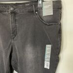 Falls Creek New High Rise Skinny Stretch Black Charcoal Slimming Women's Size 24 Photo 4