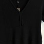 Talbots Pure Merino Wool Black Sweater Dress | Size Medium | NWT Photo 3