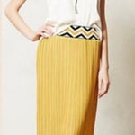 Lucy & Laurel  patula micro pleated‎ maxi skirt size M Photo 0