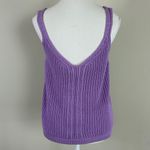 Elan NWT  Crochet Lavender Knit Top Size Medium‎ Photo 3
