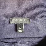 Talbots Woman 3/4 Sleeve Sweater 1X Navy Classic Beachy Nautical School Uniform Photo 2
