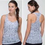 Lululemon  Not So Petite Fleur Silver Spoon Cool Racerback Tank size 6 Photo 1