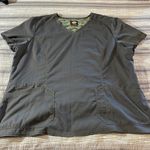 Dickies  Gray V-Neck Pocket Scrub Medical Hospital Doctor Nurse Size 2XL #4416 Photo 1