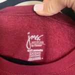 Hanes Burgundy Tan Denim Kangaroo Pocket Crewneck Sweatshirt Sz 2X Photo 7