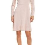 Julia Jordan Fit & Flare Knit Sweater Dress Long Sleeve Blush Size M, New w/Tag Photo 0