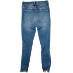 Abercrombie & Fitch  Womens Blue Distressed High Rise Super Skinny Denim Jeans 24 Photo 1