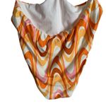 BECCA by Rebecca virtue Becca Margot Whirlpool Print Halter One Piece O-Ring Cut Out Swimsuit Size M Photo 10