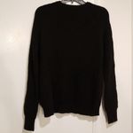 Anthropologie 💕💕 Sanctuary Lace Up Sleeve Sweater Black Photo 5