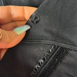 Lululemon  Wunder Under Pant SPECIAL EDITION RUFFLE Black/Black Velvet (RARE) Photo 7