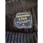 Abercrombie & Fitch Navy Blue Cable Knit Crewneck Sweater Women’s Size Medium Photo 4