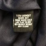 Sharagano  Dress Deep Navy Blue Lace Overlay Sequin Shimmer Chevron Pattern Sz 6 Photo 5