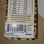 NWT Cheata Equestrian Womens Nude Cheata Trotter Tank‎ Top Shirt Small Tan Photo 3