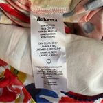 De Loreta Sweetheart Puff Sleeve Cotton Maxi Dress M | Vibrant Abstract Dopamine Red Size M Photo 7