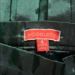 Modcloth  party pleat emerald green skirt Photo 3
