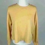 Hippie Rose  Yellow “Sunny” Sweatshirt Size L Photo 0
