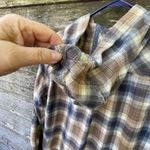 Carhartt  size S. (4/6) flannel button up hoodie. Photo 2