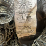 Jessica McClintock Womens Dress 12 Gray Pleated Bubble Skirt Metallic Formal Photo 9