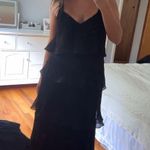 Lulus Black Pleated Sleeveless Tiered Maxi Dress - Size S Photo 1