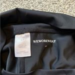 We Wore What Revolve  Black Glitter Shorts Photo 2