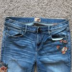Driftwood  Audrey Jeans Denim Designer Floral Embroidered Size 32 Photo 2