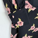 Flynn Skye NWT Elena Mini Dress Night Heavens Floral Long Sleeve Black Size XS Photo 12