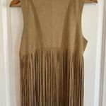 Yahada Fringe Kimono/Vest Tan Size M Photo 1