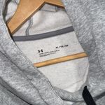Under Armour Gray Black Sweater with Logo fleece pockets xl woman’s hoodie rival Photo 1