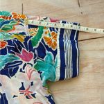 Anthropologie Sisters Gulassa Anthro Whimsy Pajama Top XLFloral Button Front Short Sleeve READ Photo 7