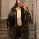 Nasty Gal Fringe Denim Jacket Photo 2